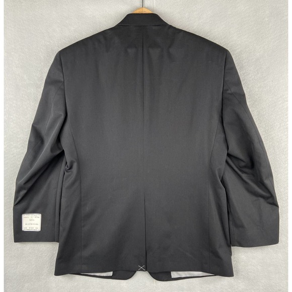 JoS A. Bank Tropical Blend Blazer Men's 42S 2-Button Black Wool Cotton Blend NEW - Picture 3 of 10